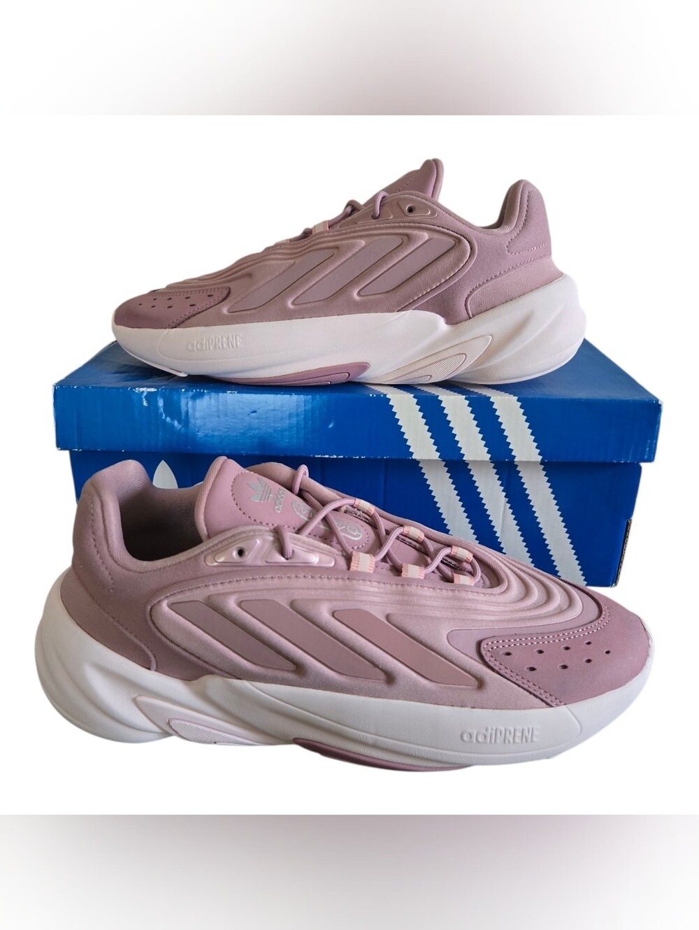 Adidas Originals Ozelia Shoes Womens Size 9 Pink White Athletic Sneakers GW0614